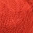 GMOEGEFT 32 Inches Knitted Christmas Tree Skirt, Vintage Knit Xmas Tree Skirt, Rustic Christmas Home Decorations, Red Xmas Tree Holiday Decorations