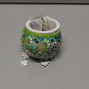 3D Puzzles Flower Pots, 80 Pieces -Puzzles for Adults and Kids,Small,Cactus Decor,Succulent Planters Pots for Indoor,Plant Gifts for Plant Lovers (red-6)