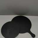 1 Pcs 11" x 12" , 1 Pcs 11" Acacia Modern Serving Board Black 
