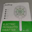 Buzbug Electric Fly Swatter, Type-C Rechargeable Mosquito Swatter, Foldable, Dual Handheld and Auto Zap Mode, 3800V Powerful Instant Bug Zapper Racket, Mosquito Bat for Indoor Outdoor Camping -WD956A
