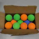 Mini Soft Foam Balls Assorted Play Balls Lightweight for Crafts, Birthday Party Favors and Gifts (1.57", Colourful)