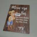 Mom-osa Bar Cowboy Shower Sign,Wooden Game Sign With Stand,Baby Shower Decoration,Baby Shower Welcome Sign,Bar Decoration,Party Favors Supplies,Gender Reveal Decoration Ideas-32