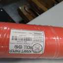 SMART&CASUAL 48" x 2,520" (210') Red Kraft Craft Paper Roll for Gift Wrapping Bulletin Board Bouquet Flower Art Packing Parcel Table Covering 80GSM 55LB (Red, 48" x 210')
