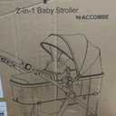 Accombe 2 in 1 Baby Stroller, Convertible Bassinet Pushchair for Infants and Newborns 0-36 Months