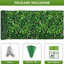 fanado Artificial Grass Wall Panels 40"x120"(33.3 sqft), Hedge Green Wall Decor Backdrop,UV-Anti Fake Greenery Plant Boxwood Panels for Privacy Fence Screen Outdoor Indoor Wedding Garden Backyard
