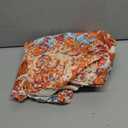 Round Fitted Tablecloth with Elastic Round Outdoor Tablecloths Round Elastic Tablecloth for Tables Waterproof Wipeable Table Cover for Picnic,Camping,Dinner (Orange, 24" (Round))