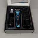 Oneisall Dog Clippers for Grooming - 2-Speed Super Power, 50dB Quiet Rechargeable Cordless Trimmer With Detachable Stainless Steel Blade for Small & Large Dogs With Thick Coats