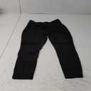 Jockey Women's Cotton Stretch Basic Capri Leggings , Black, Size XL