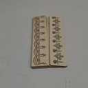 8 Pcs Diwali Rangoli Stencils Wooden DIY Making Kit 12 Inch Reusable Rectangular Rangoli Painting Stencils for Diwali Onam Varalakshmi Pooja Floor Crafts Indian Festival Decor