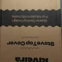 Riveira 30 x 22 Bamboo Natural Stove Top Covers for Electric Stove & Gas Stove Top Covers for Gas Burners  Large Gas Stove Cover with Handle & Juice Groove  Rustic Stove Covers for Gas Stove Top