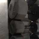 CAP Barbell Coated  Black Handle Dumbbell Weight Set, Set of 4, 2×10Lb, 2×25Lb