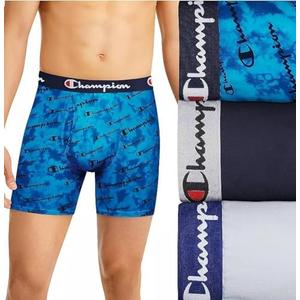 Champion mens Everyday Active Lightweight Stretch Variety Boxer Briefs - 3 Pack Size M