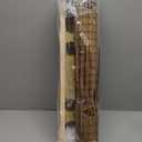 LazBlinds No Drill Bamboo Roman Shades, 22.5" W x 64" H, Highfield Teak