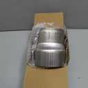 A-KARCK Exhaust Adapter Connector 3.5" OD to 4" OD, Exhaust Pipe Reducer 4" Overall Length 304 Stainless Steel
