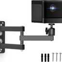 Projector Wall Mount, 360 Rotation Adjustable Projector Webcams Stand with 1/4" Ball Head, Devices Bracket Holder for Home Theaters, Office