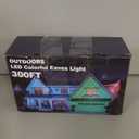 300FT Permanent Outdoor RGB Lights, IP67 Waterproof Smart Eave Lighting, with App/Remote Control Eaves Light, DIY LED Scenes Modes for House Roof Decor,Christmas,Party,All Holiday and Daily.