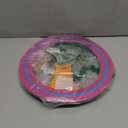 JEEFUD Flying Disc for Kids Adults 11 inch Flying Ring, 3 Pack Beach Backyard Sports Play Soft Discs, Sport Outdoor Toy Gift for 4+ Year Old Boys Girls Family (3PCS (BluePink&Turquoise))