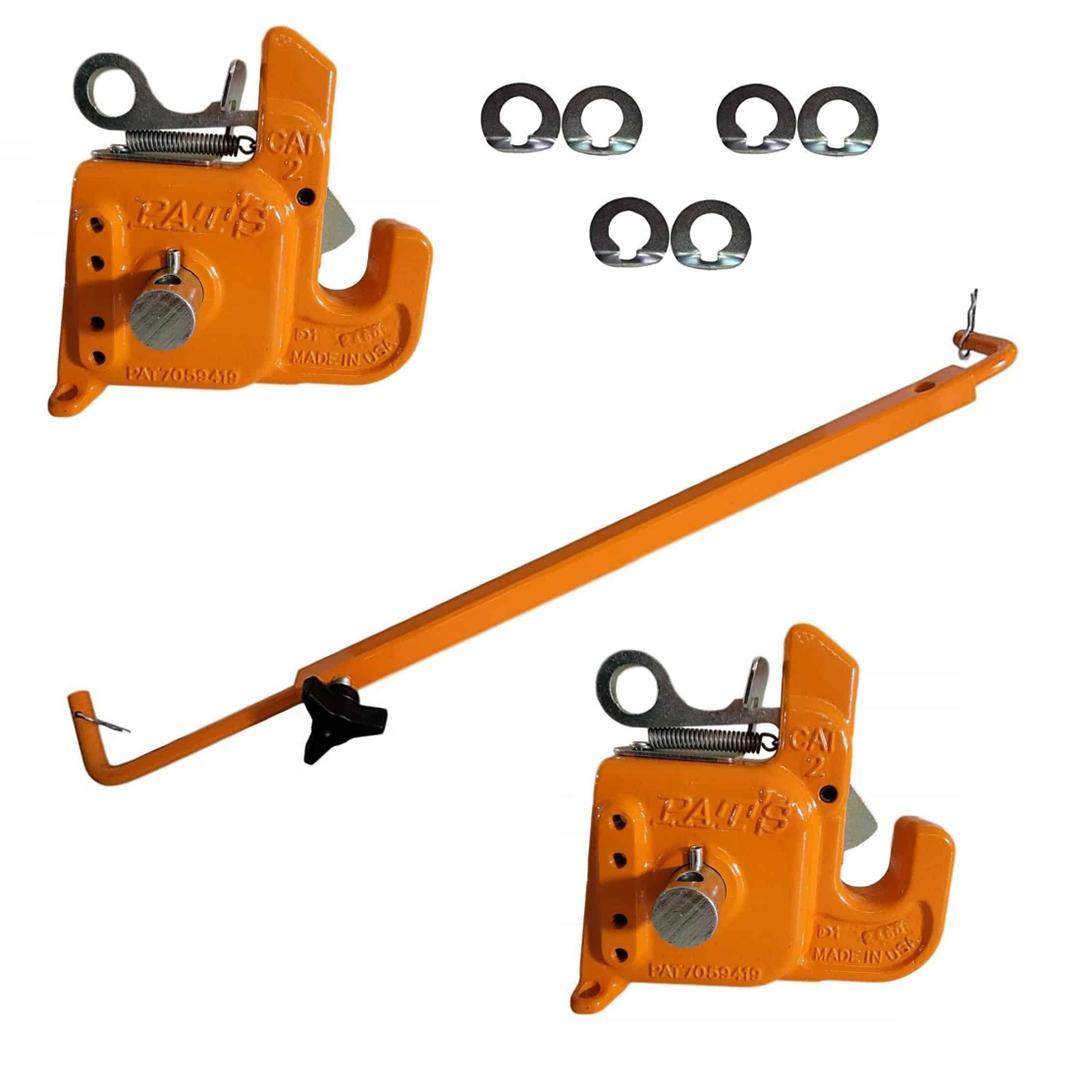 Pat’s Easy Change Quick-Hitch System (Cat 2 & Stabilizer Bar) (Orange)