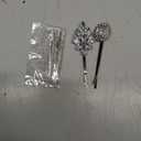 10 Pcs Rhinestone Hair Clips Sliver Flower Hair Barrettes For Women Crystal Bobby Pins 4 Styles Wedding Hair Pins Elegant Hair Accessories For Women Bridesmaids