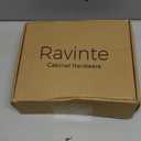 Ravinte 40 Pack 3 Inch Square Cabinet Handles Matte Black Drawer Pulls Kitchen Hardware (3-1/2 Inch (3 Inch Hole Center))