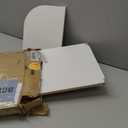 Furinno PASIR Book Shelf, 5-Tier Corner Bookshelf, Open Shelves Bookcase 9.3 x 12 x 51.7, for Living Room, Bedroom, Home Office, White