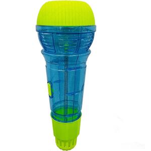 Lolakee Echo Mic for Kids Lightweight Music Singing Toys Speech Therapy Feedback Toy, Fun Supplies for Birthday, Picnic, BBQ, Holiday Party(No Battery Needed) (Bule) (Blue)