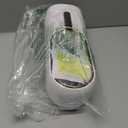 KONSIDEN Desk Fan Bladeless, 11.8 Inch Office Fan Small, Quiet, 3 Speed Adjustment, Touch Control, Easy to Clean, Desk Fans Small Quiet, Ideal for Office, Living Room, Bedroom (White/Gold)