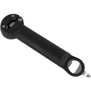 Multifunctional Lid Opener, Bottle Jar Opener Adjustable Stainless Steel Effortless Use Magnetic 3 in 1 for Weak Hands (Black)