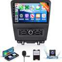 2G+64G 10.1" Wireless Carplay Car Stereo for Ford Mustang 2010-2014 with Wireless Android Auto,Podofo HD IPS Touch Screen Car Radio Bluetooth with GPS FM Radio WiFi HiFi Audio Rear View Camera