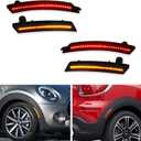 Smoked Lens Led Side Marker Light Kit for 2007-2013/14 MINI Cooper R55 R56 R57 R58 R59 R60 R61,Replace OEM Front and Rear Sidemarker Lamps