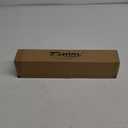 TONIAL Curtain Rods 32 to 58 Inch(2.6 to 4.8 ft), Telescoping Splicing 3/4 Single Rods for Windows 20 to 53 Inch(1.7 to 4.4 ft) Decorative Drapery Rod with Translucent Diamond Finial, Silver