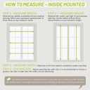 SZXIMU Window Blinds 30" W X 64" H, 1" Cordless Blinds for Indoor Windows, Room Darkening Mini Blind, Horizontal Blinds & Shades White for Home Bedroom Living Room Office Kitchen