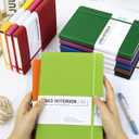 Dynta Hardcover Journal Notebooks, 10 Packs A5 Lined Journals Bulk for Writing 200 Pages/100Sheets, 8.4 x 5.8 inch, 10 Colors Classic Ruled Notebook for Work/Travel/College/Note Taking