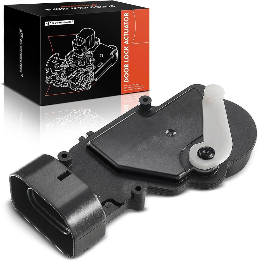 A-Premium Left Driver Side Power Sliding Door Lock Actuator Compatible with 1998-2003 Toyota Sienna, 3.0L, Mini Passenger Van, Power Sliding Door, Not Fit Manual Sliding Door