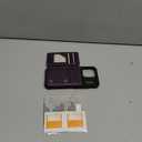 Vinich for iPhone 17 Pro Wallet Case with Card Holder, RFID Blocking Credit Slots Kickstand Shockproof Phone Cover Fit for iPhone 17 Pro 6.3" Purple