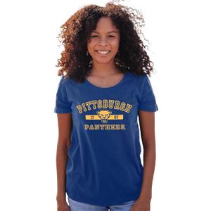 Blue 84 NCAA Womens NCAA Officially Licensed T-Shirt Athletic Team Color (Medium)