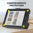 Case Compatible with 6" Kobo Clara Colour/BW (2024)/2E (2022)/Tolino Shine Color/Shine 5 (2024)/Shine 4 (2022), Includes a Screen Protector - Premium PU Leather Cover with Auto Sleep/Wake (One Size, Pink)