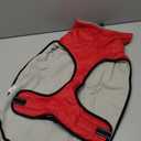 Dog Winter Coat Jacket Waterproof for XL Large Dogs, Reflective Pet Vest Warm Fleece Cozy for Cold Weather, Dogs Snowsuit Windproof, Adjustable Buckle (Red)