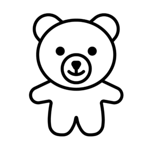 White Teddy Bear With White Heart