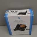 AT&T CD4930 Black Corded Phone with Digital Answering System, Caller ID, ExtraLarge Tilt Backlit Display & Big Buttons