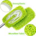 Unoutur Reusable Dry Sweeping Cloths Microfiber Wet Mop Pads Compatible with Swiffer Sweeper Mop Replacement Sweeping Mopping pad Refills for Hardwood Surface Floor Cleaning (4PCS)