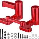 HobbyPark Aluminum Steering Bellcranks, Drag Link for 1/10 Traxxas Slash 2WD / Rustler VXL/Bandit, Replaces Part 3743 (Red)