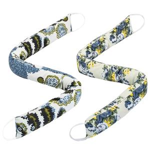 CERAYOU 2 Pack 36 Inch 2.8 Inch Wide Slim Under Door Blocker Door Draft Stopper, Bottom Blocker Weighted Gap Filler Saving Energy Sound Air Noise Light Stopper Canvas Cotton Cartoon Print 2.2Lb