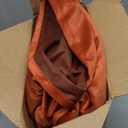 MIULEE Velvet Curtains 84 inches 2 Panels - Luxury Burnt Orange Blackout Curtains for Bedroom Living Room Thermal Insulated Super Soft Window Drapes Rod Pocket & Back Tab, Terracotta Rust Fall Decor