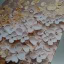 Soft Neutral Floral Wall Art Blossom, Size 16x24