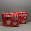 Huggies Size 5 Baby Diapers, Little Movers HuggFit 360 Baby Diapers with 360 Waistband, Size 5 (27+ lbs), 128 Count (2 Packs of 64), Packaging May Vary