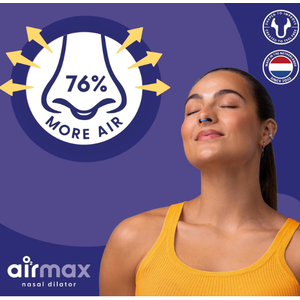 Air Max Nasal Dilator  - Anti Snoring Devices - 76% More Airflow for Better Breathing & Against Nasal Congestion ( Small ) - Reusable