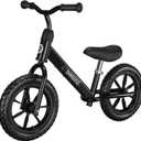 Bobike Toddler Balance Bike Toys for 2 to 5 Year Old Girls Boys Adjustable Seat and Handlebar No-Pedal Training Bike Best Gifts for Kids | Toys, Adjustable Seat, Adjustable Handlebar, Best Gifts for Kids (Black)