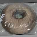 BNRendles Satin Ear Piercing Pillow for Side Sleepers - Silky Pillow with Ear Hole Support - Head Pain Relief - Pressure Sore Cushion Guard - Taupe