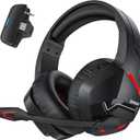 BINNUNE Wireless Headset for Xbox Series X/S, Xbox One, 120H Ultra-Long Battery, Wireless Gaming Headset with Mic, 50mm Drivers, Bluetooth 5.3 & Comfortable Over-Ear Wireless Headphones